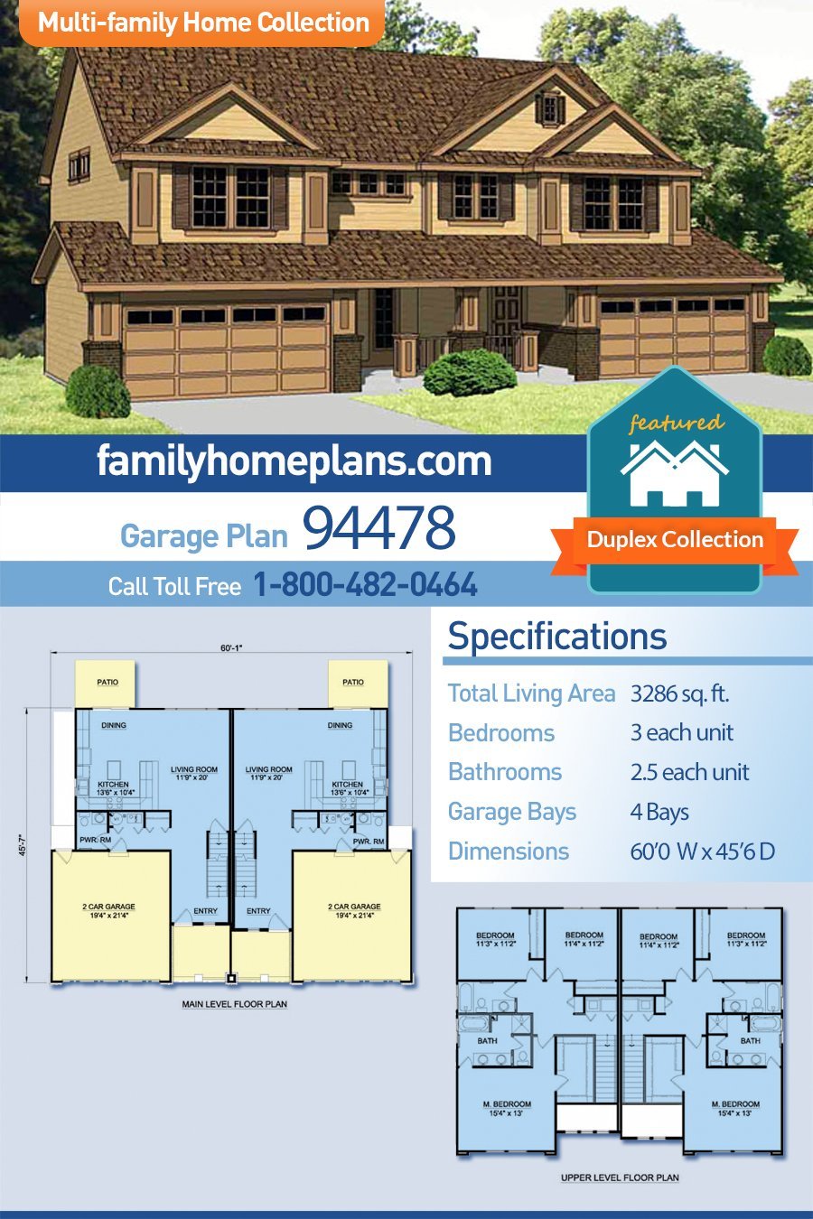 Multi-Family Plan 94478