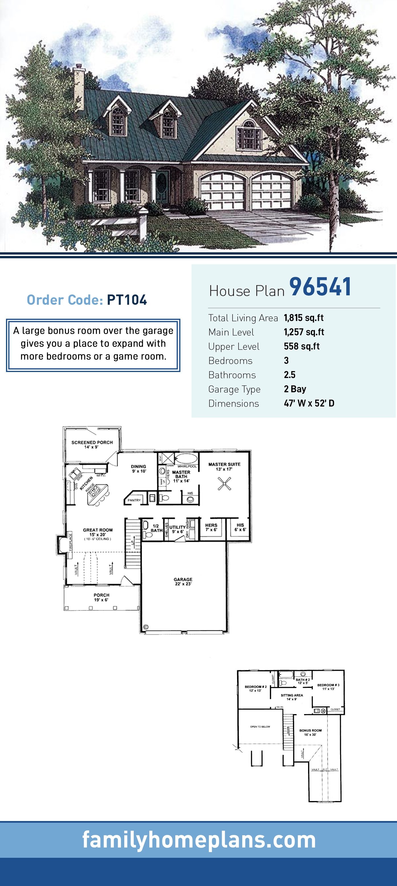 House Plan 96541