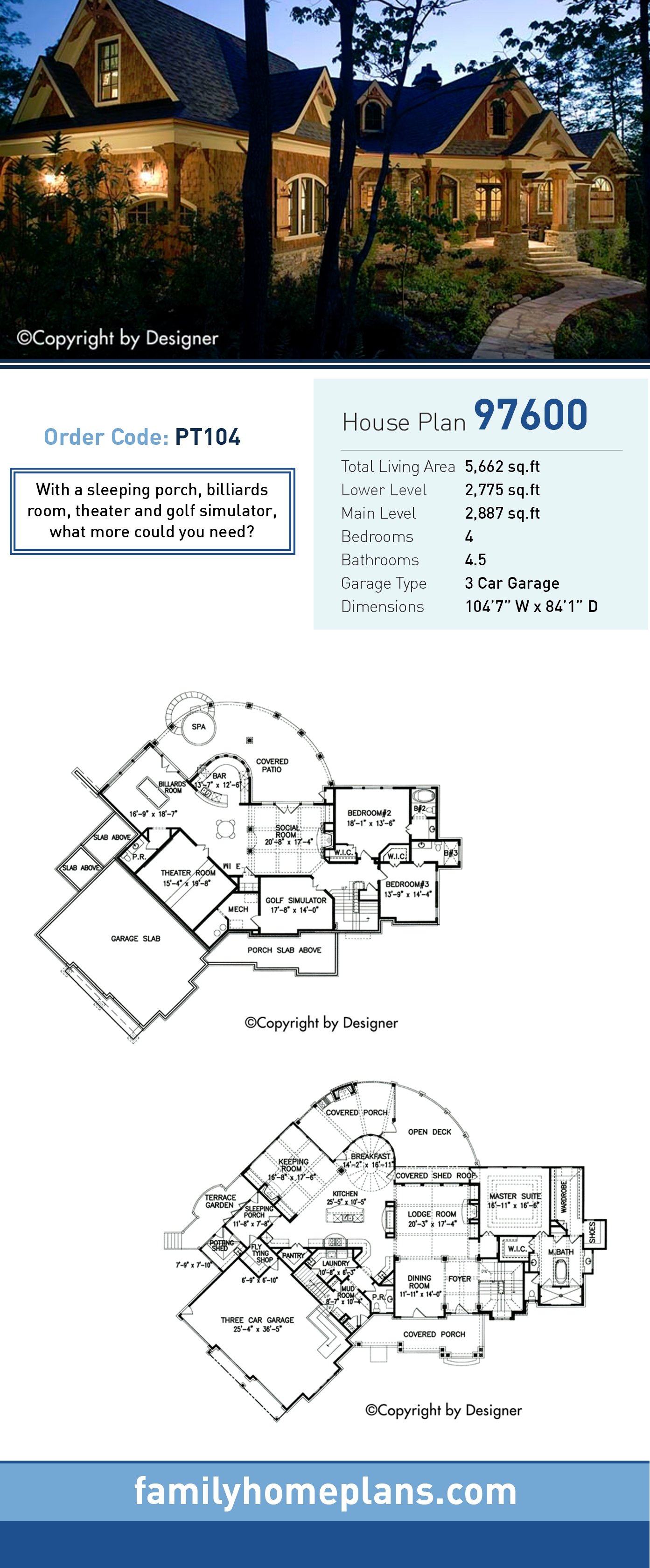 House Plan 97600