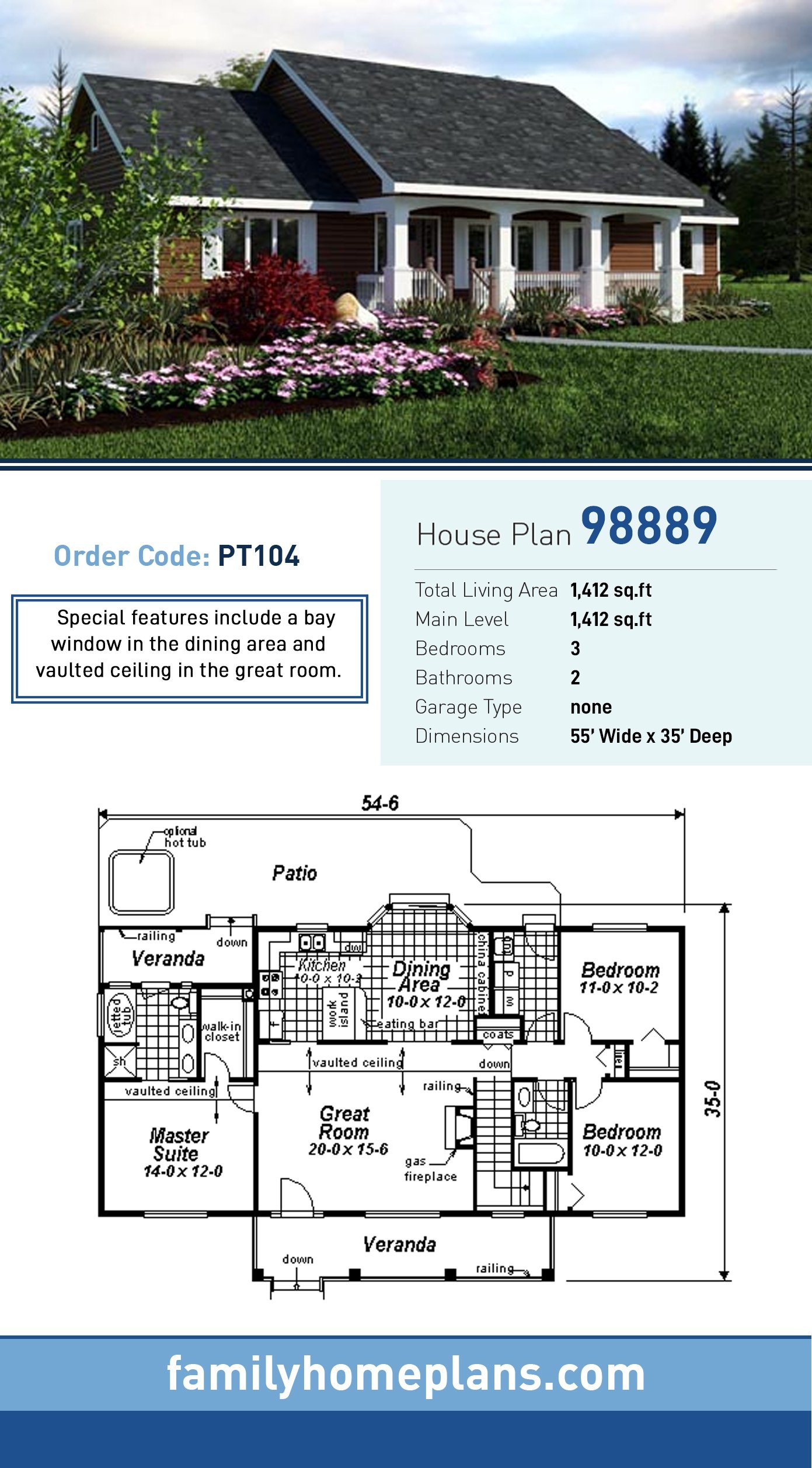 House Plan 98889