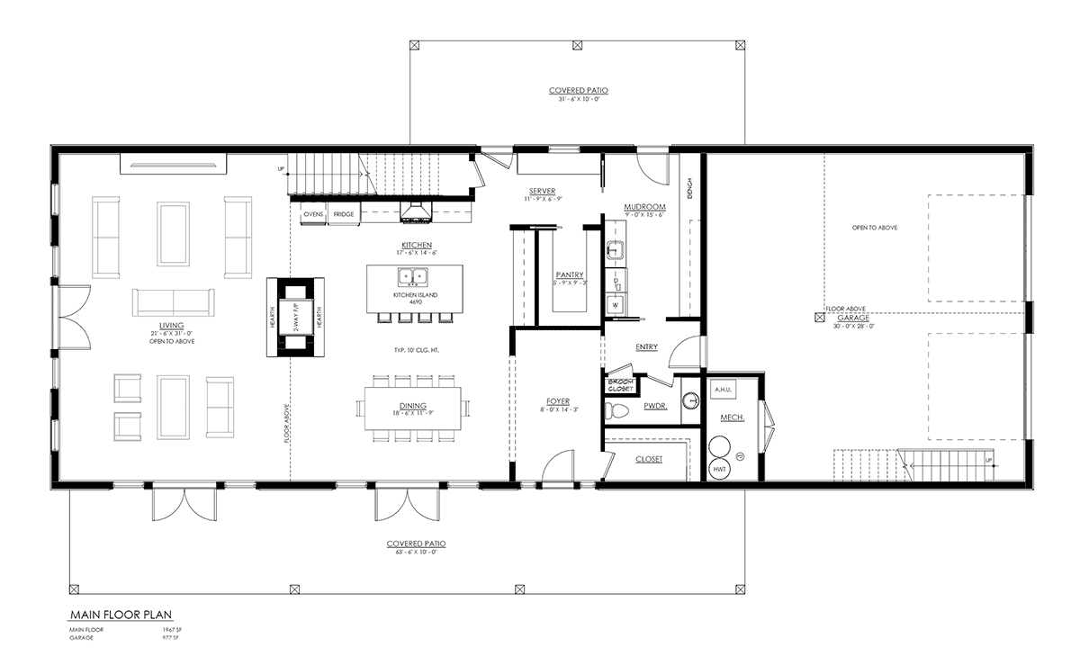 House Plan 100100 Level One