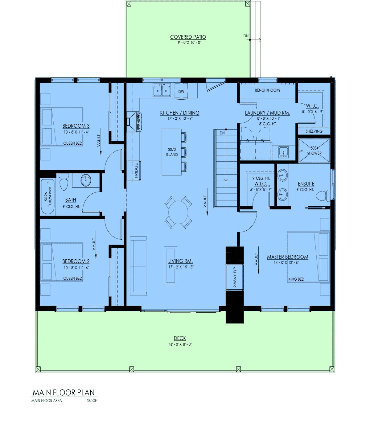 House Plan 100102 Level One