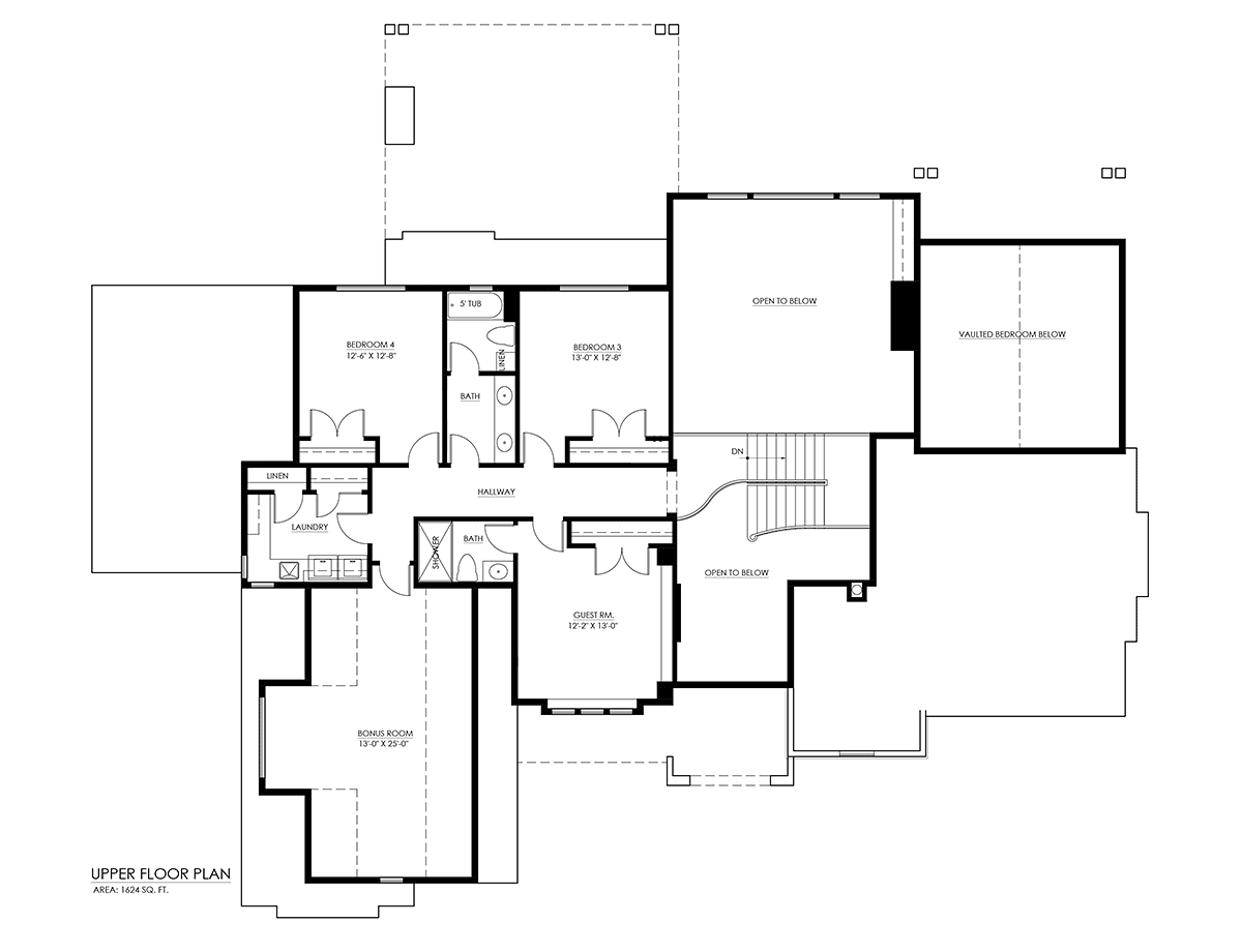 House Plan 100105 Level Two