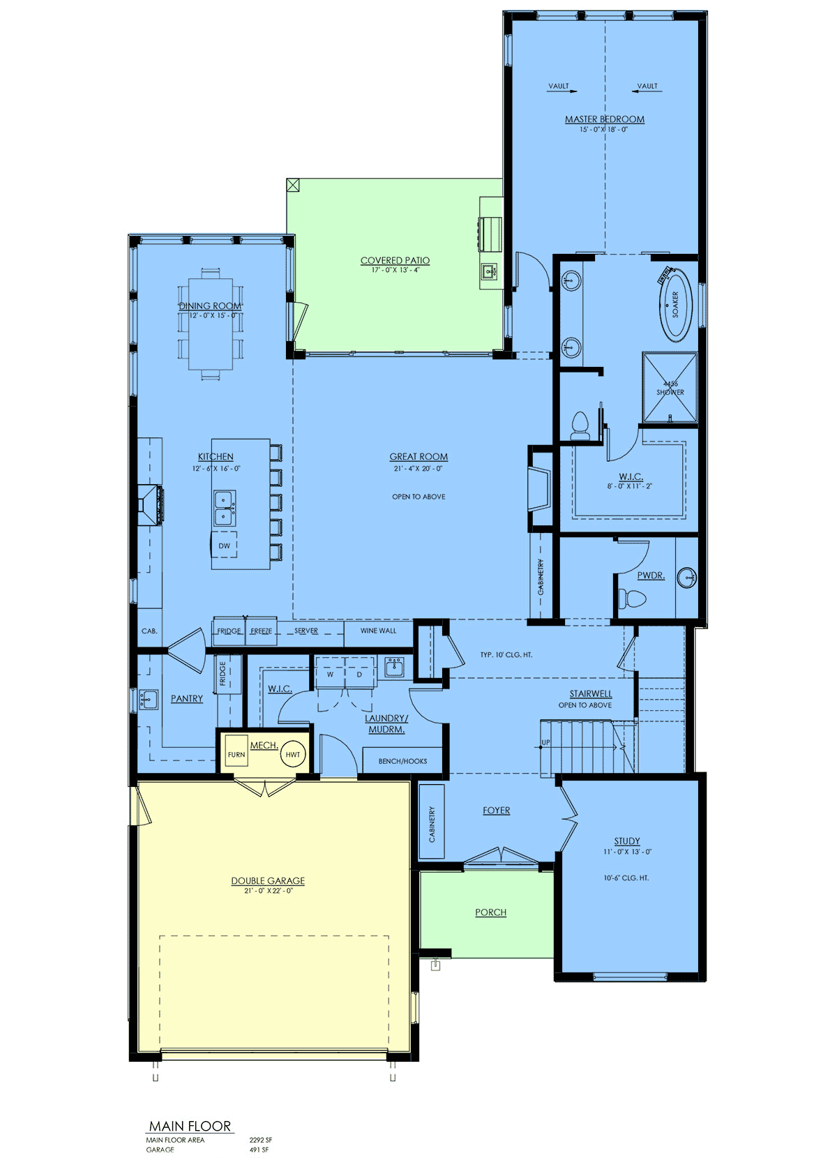 House Plan 100112 Level One