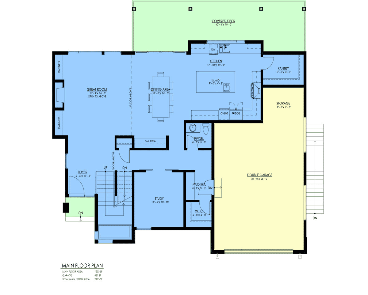House Plan 100113 Level One