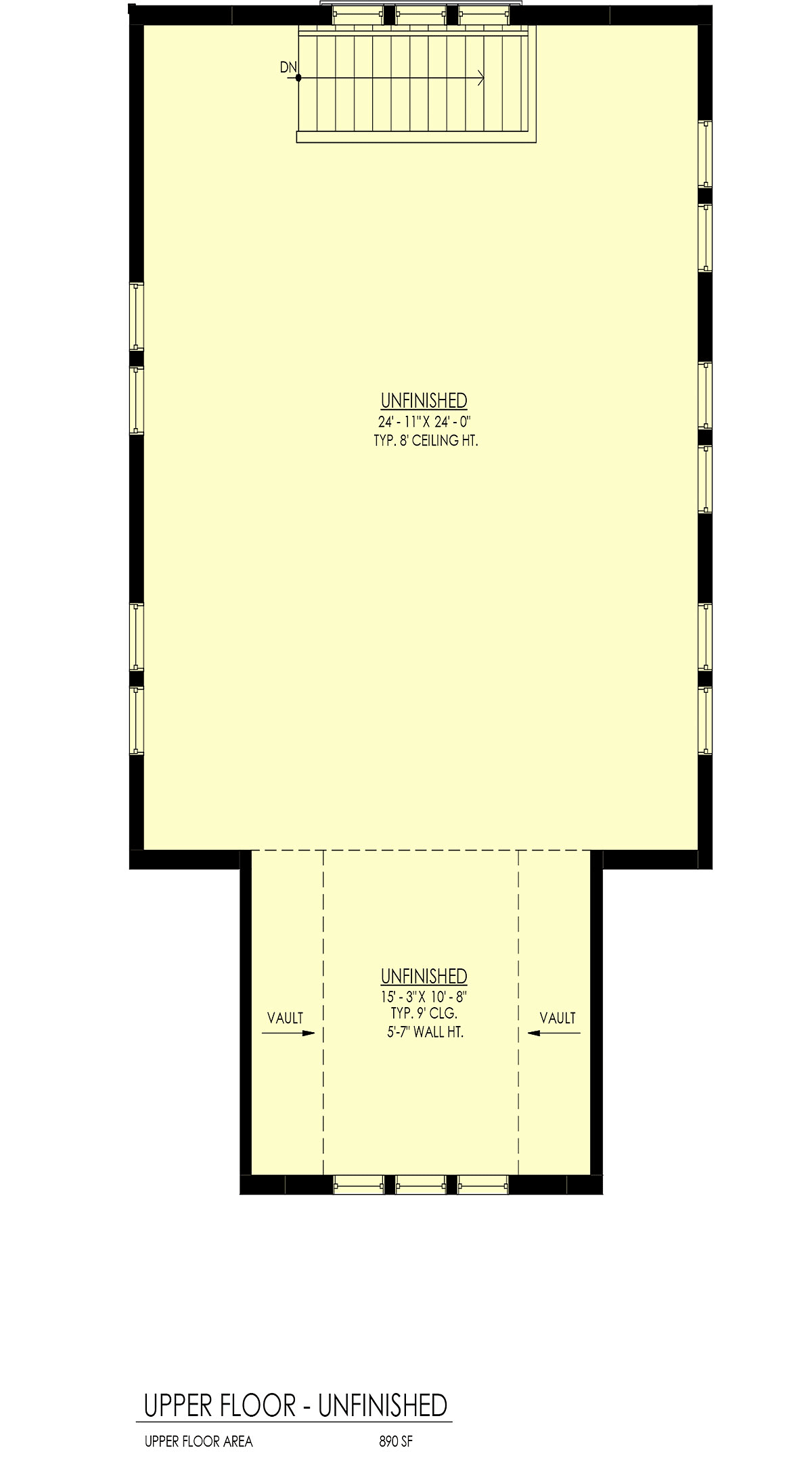 Garage-Living Plan 100114 Alternate Level Two