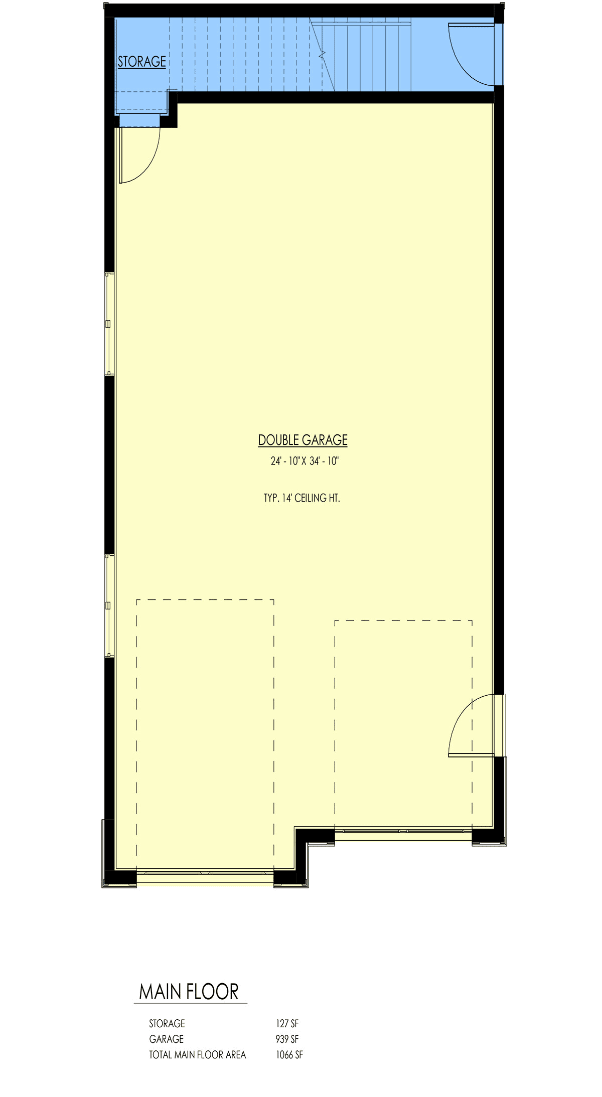 Garage-Living Plan 100116 Level One