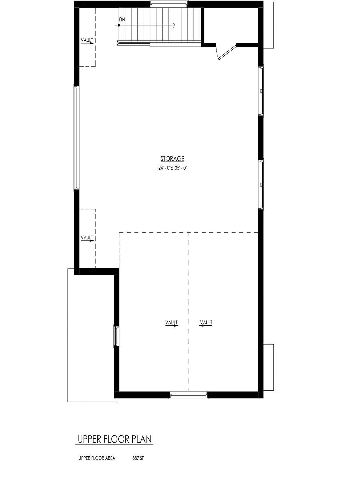 Garage-Living Plan 100117 Alternate Level Two