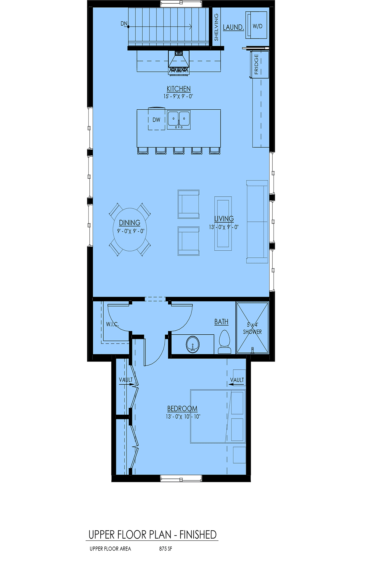 Garage-Living Plan 100119 Level Two