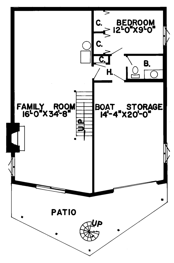 House Plan 10012 Lower Level