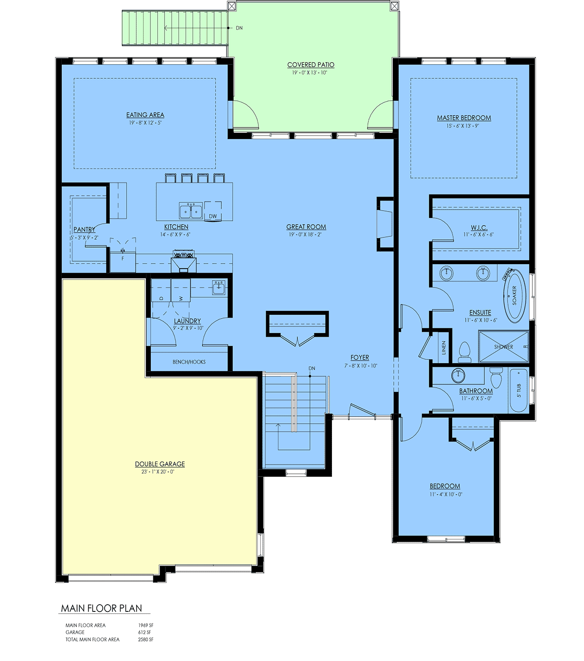 House Plan 100120 Level One