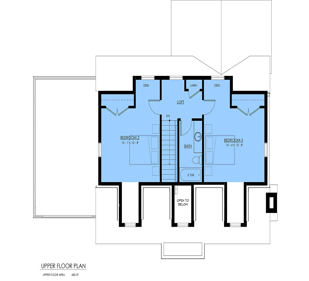 House Plan 100128 Level Two