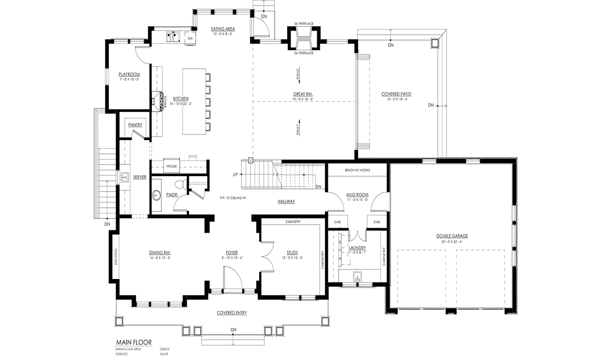House Plan 100133 Level One