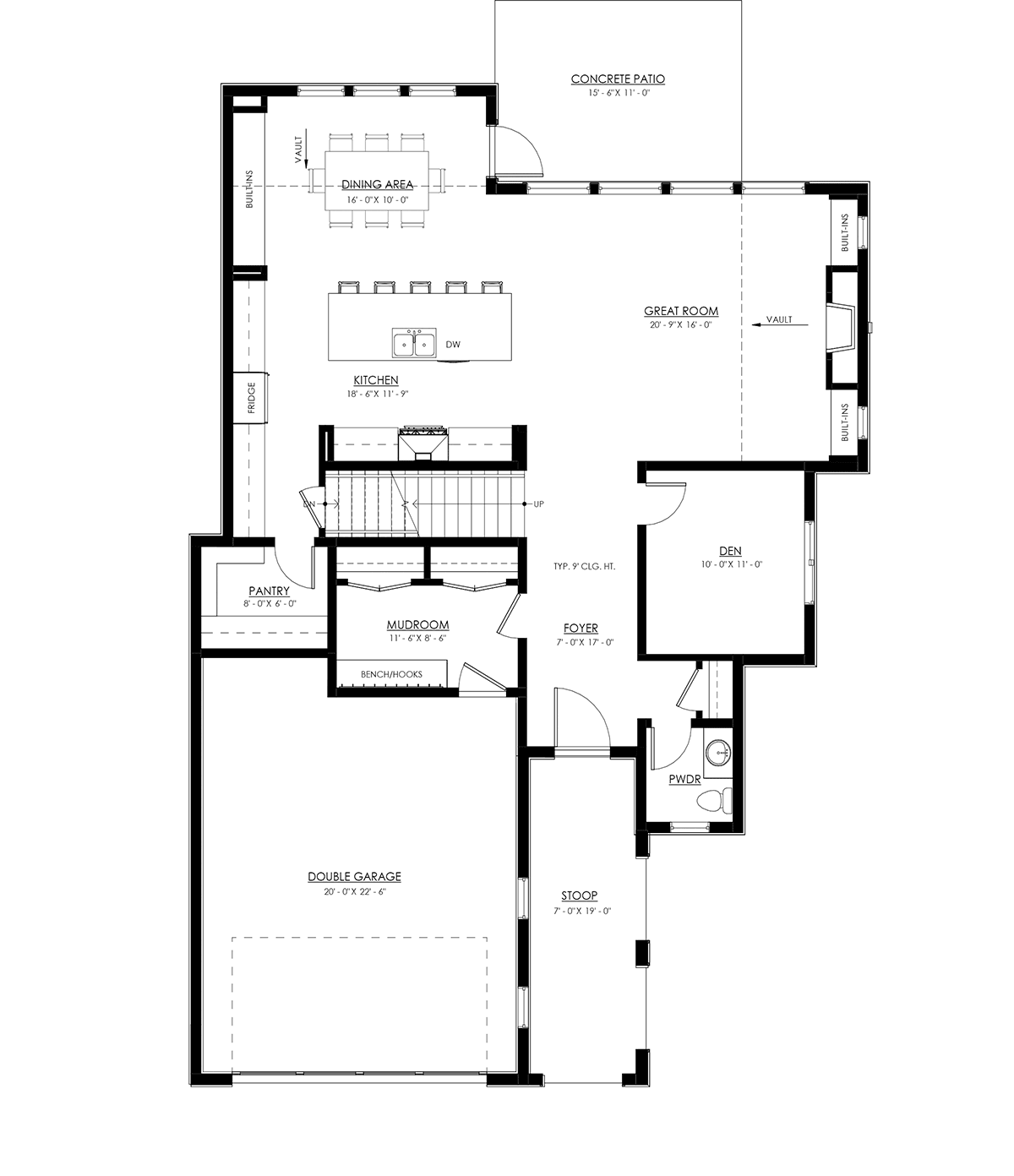 House Plan 100139 Level One