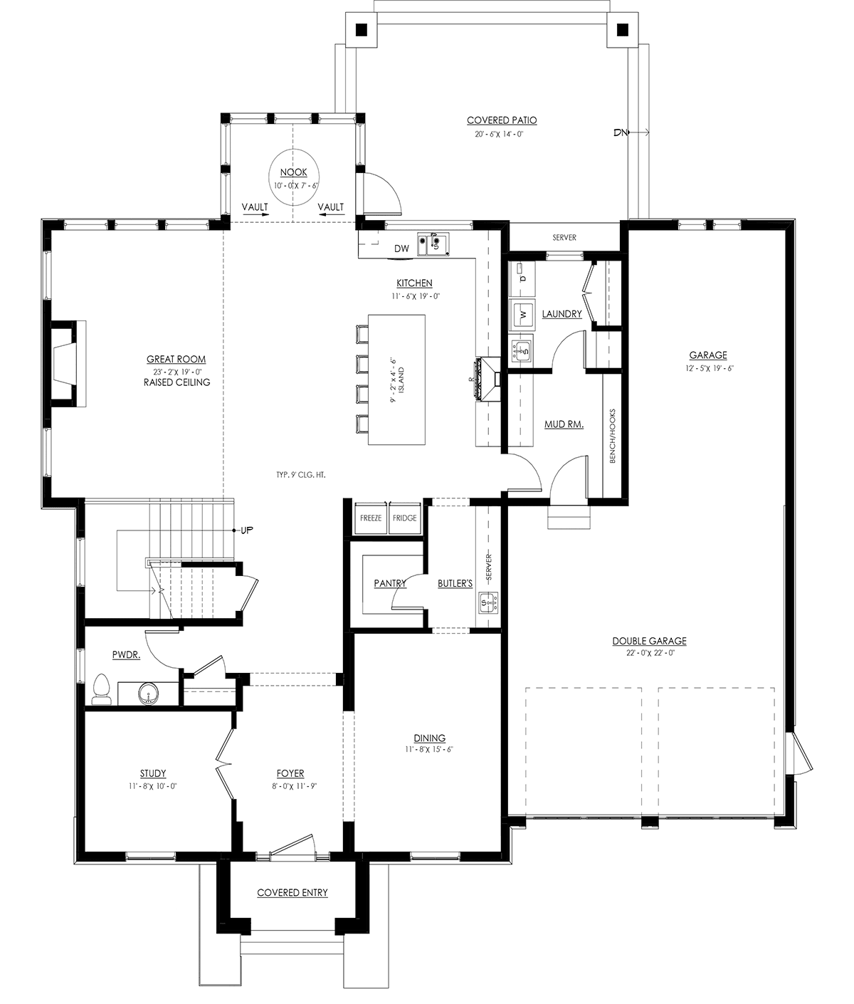 House Plan 100140 Level One