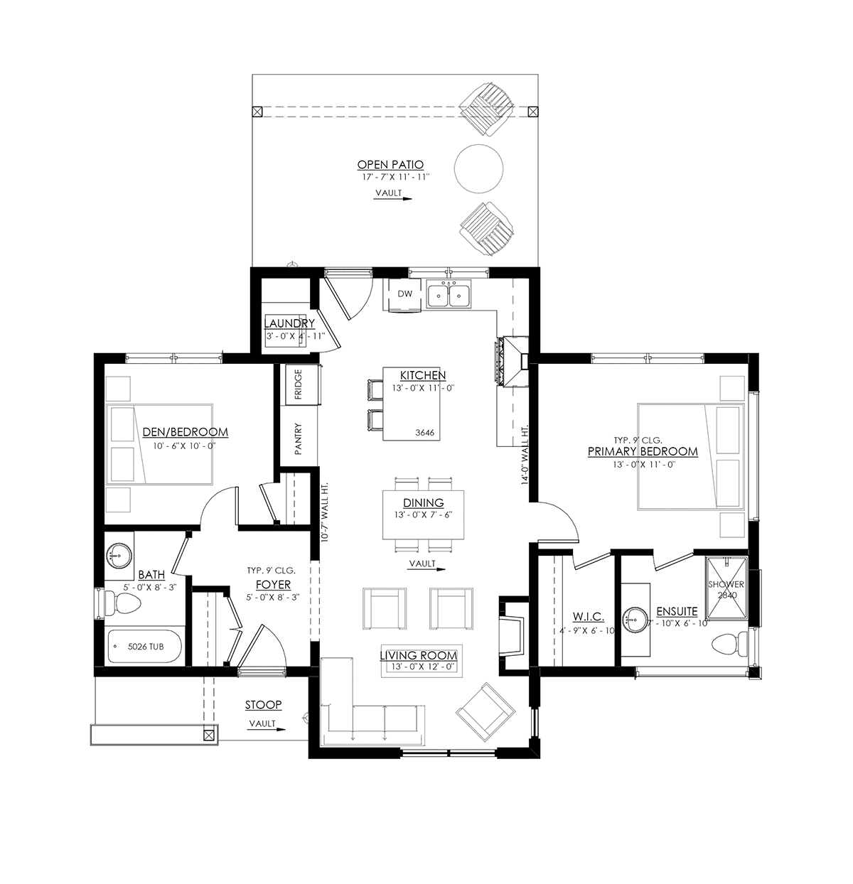 House Plan 100149 Level One