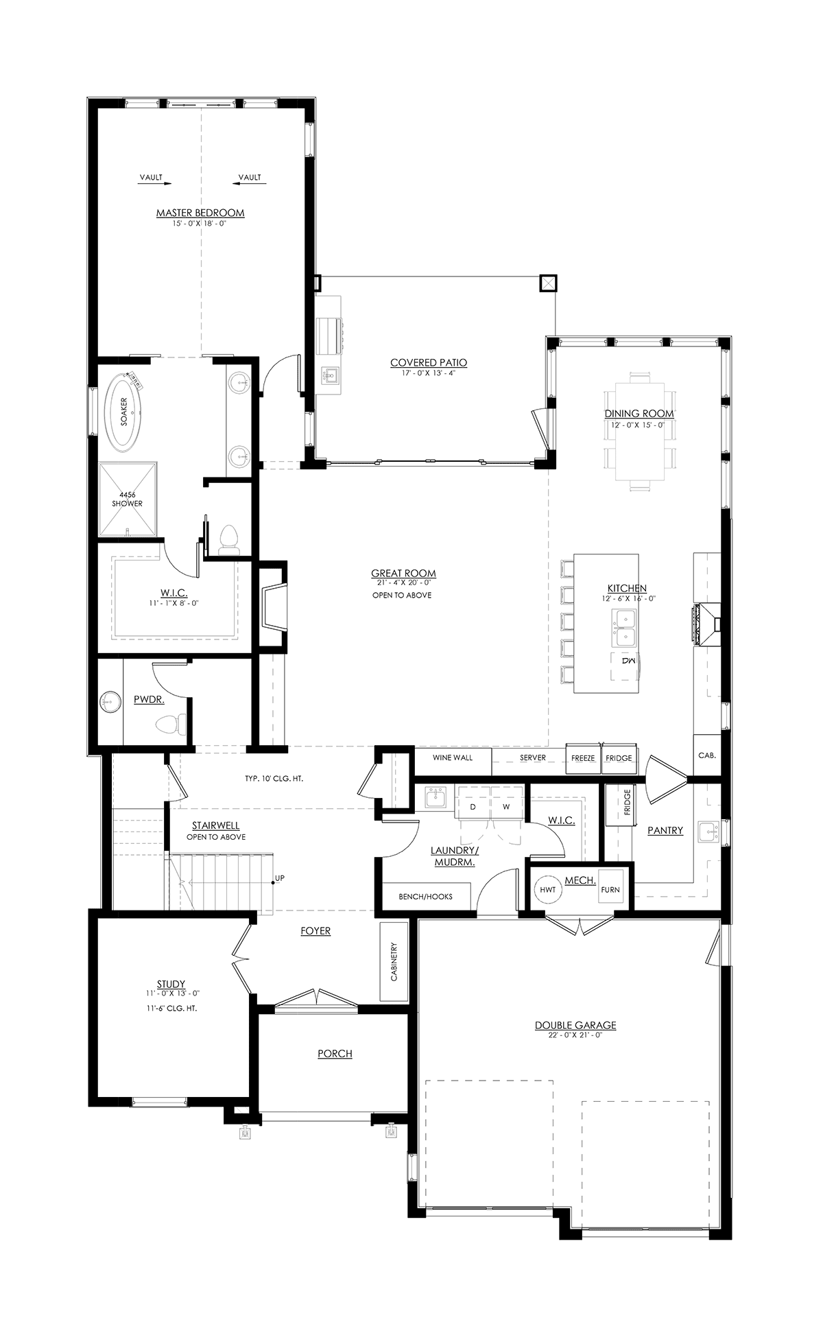 House Plan 100150 Level One