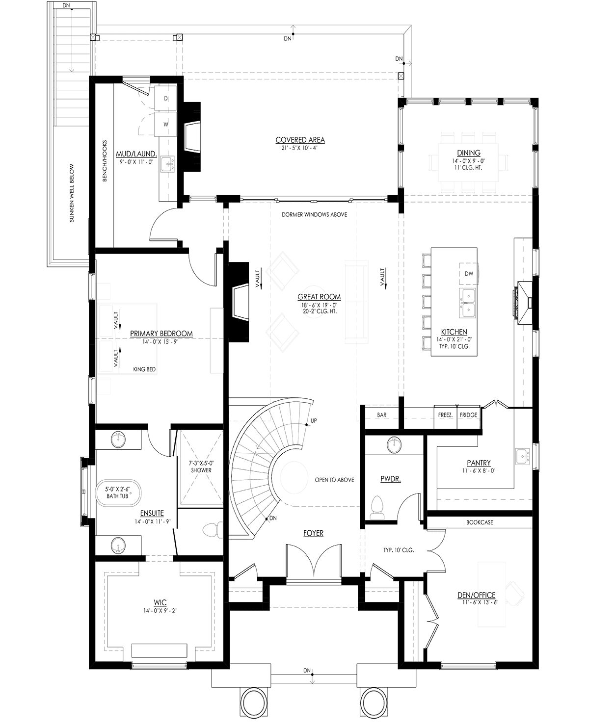 House Plan 100154 Level One