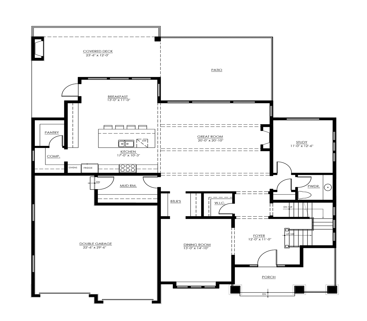House Plan 100155 Level One