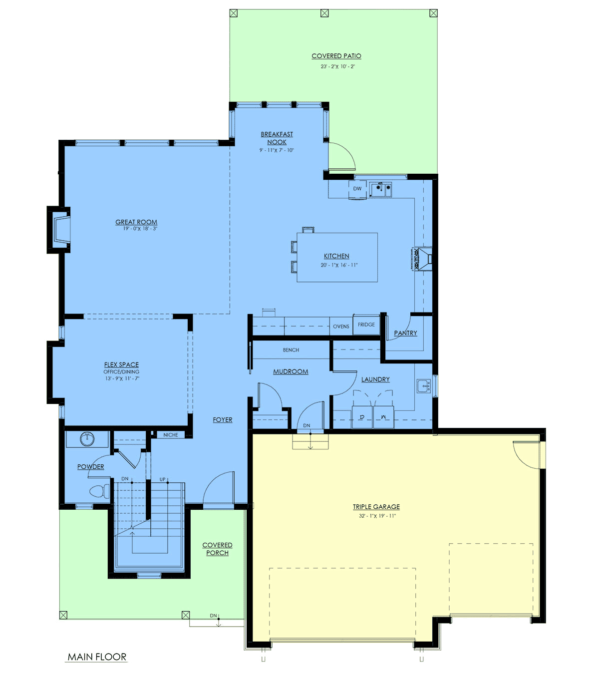 House Plan 100157 Level One
