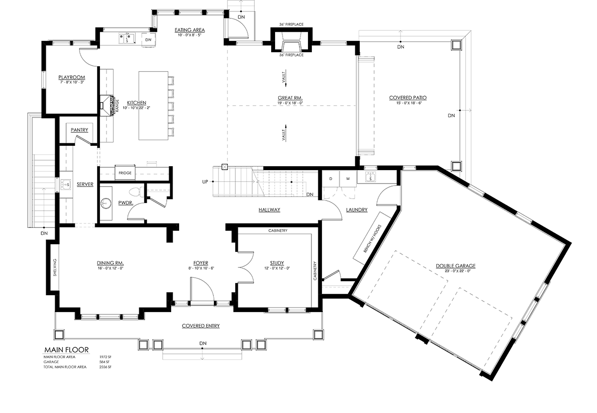 House Plan 100165 Level One