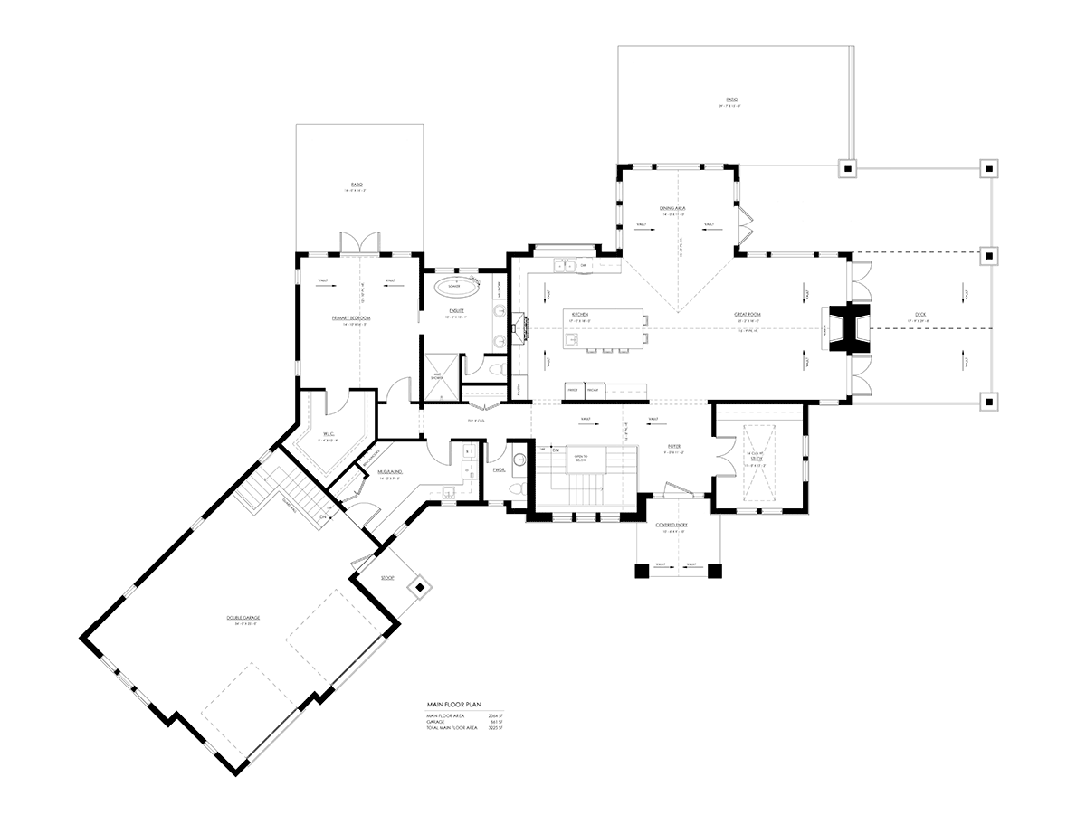 House Plan 100167 Level One