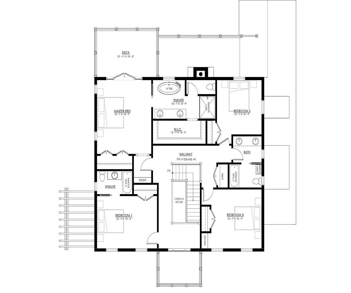 House Plan 100169 Level Two