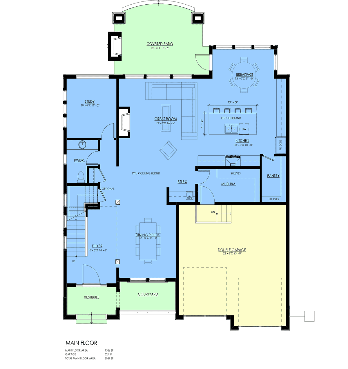 House Plan 100172 Level One