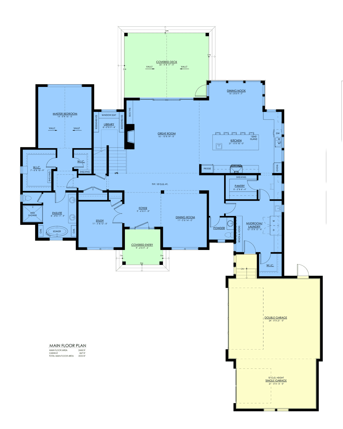 House Plan 100174 Level One