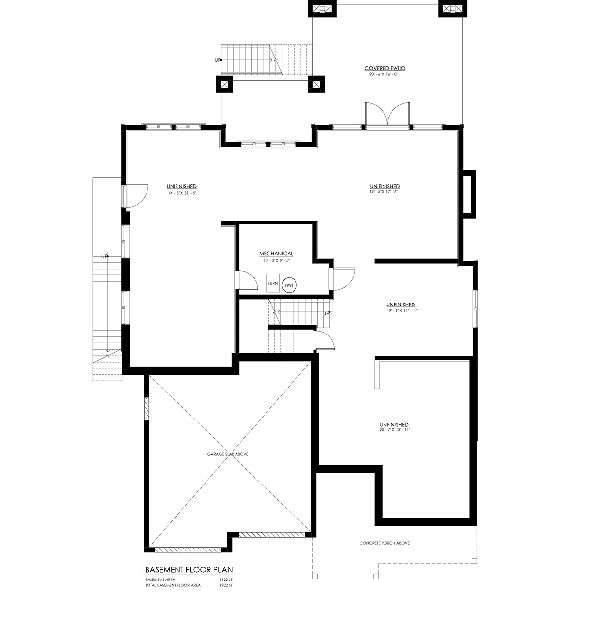 House Plan 100177 Lower Level