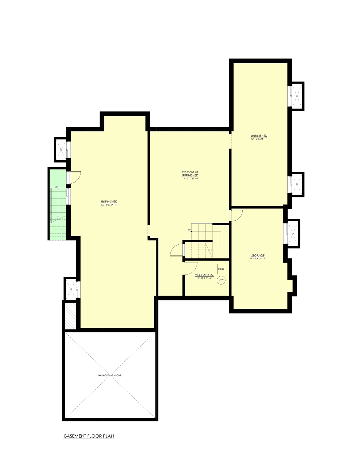 House Plan 100178 Lower Level