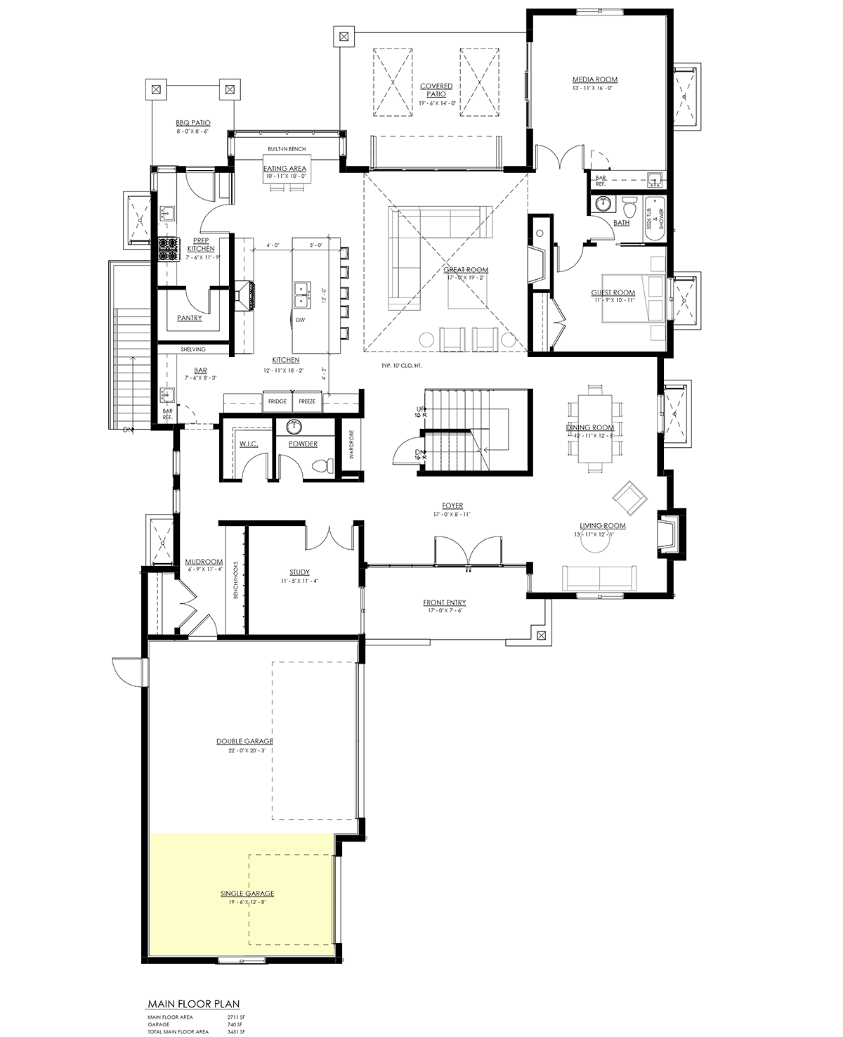 House Plan 100178 Alternate Level One