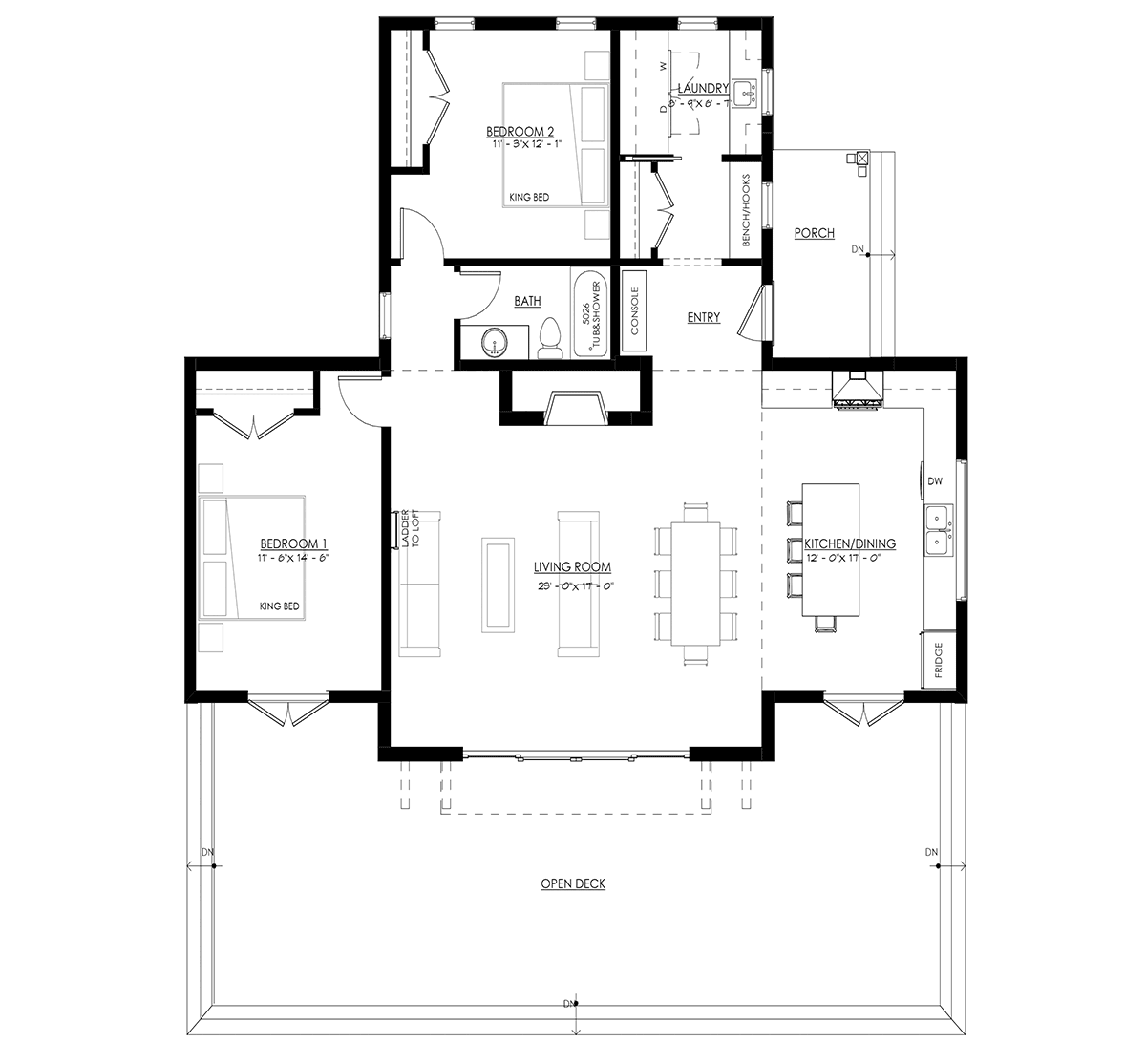 House Plan 100187 Level One