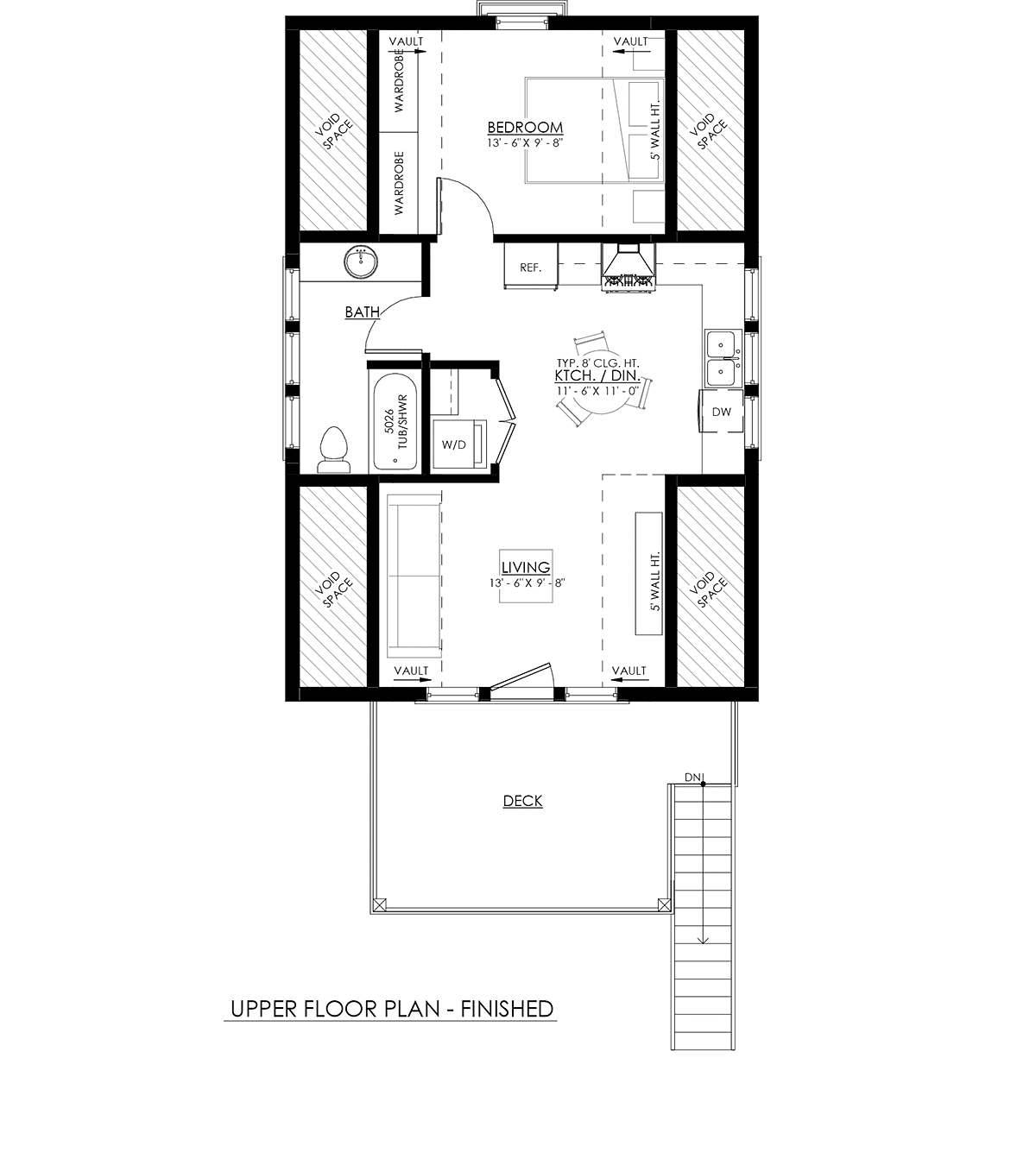 Garage-Living Plan 100188 Level Two