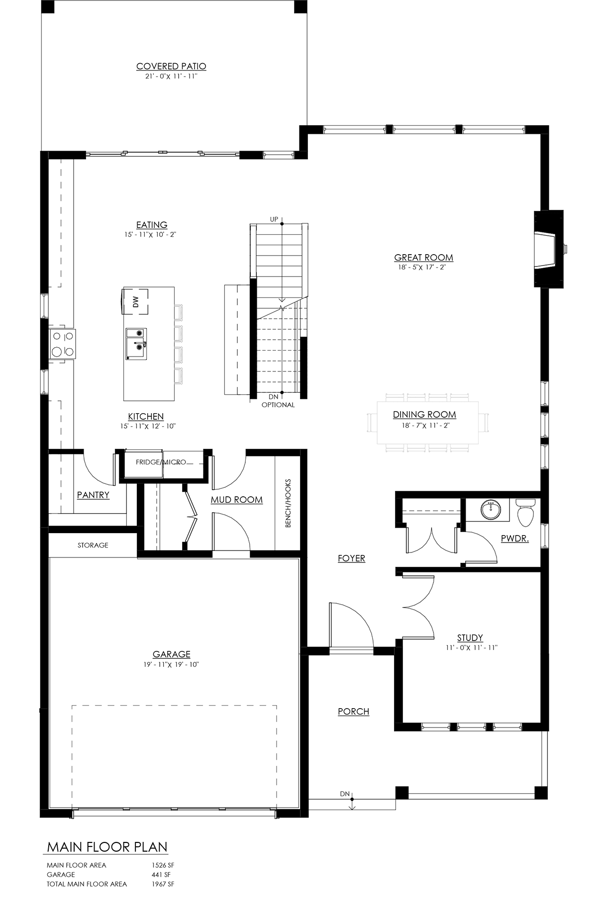House Plan 100197 Level One