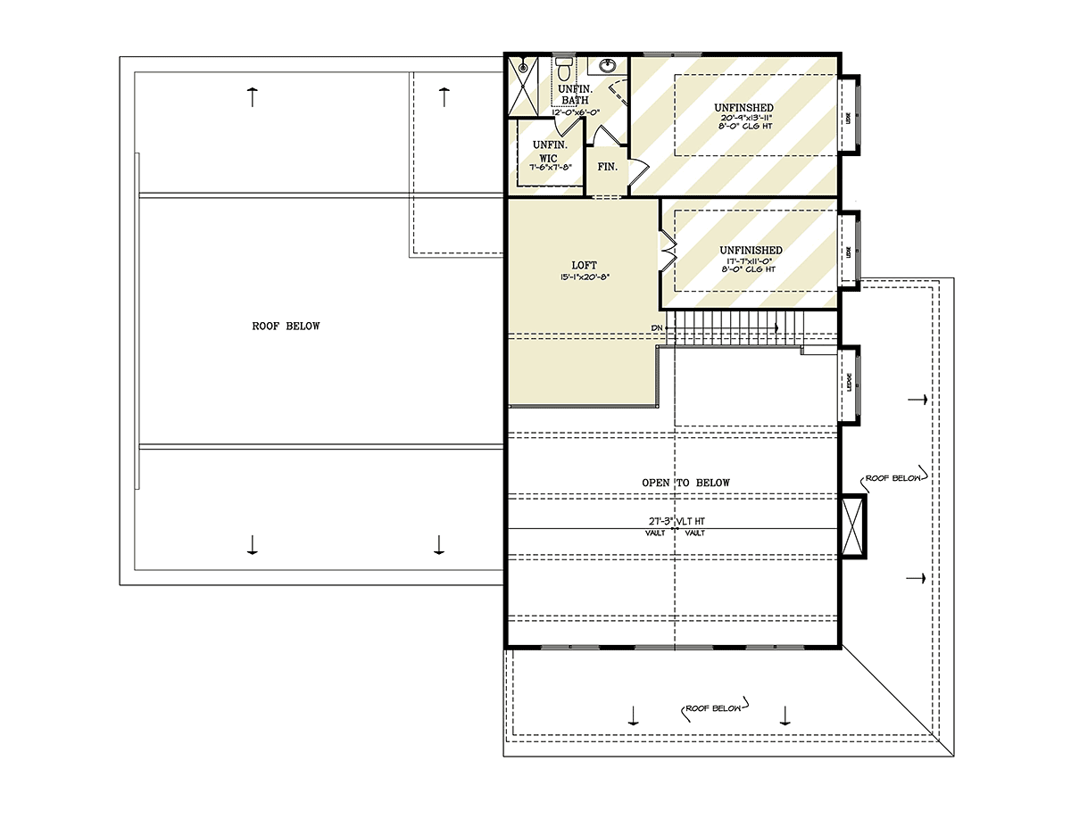 House Plan 100200 Level Two