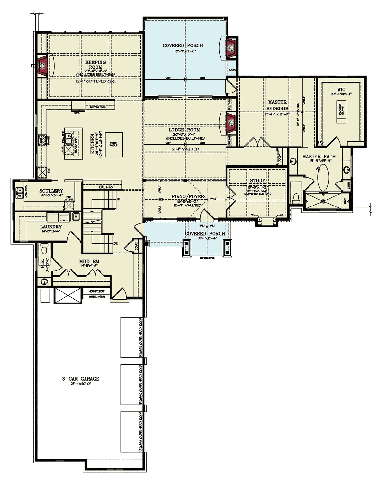 House Plan 100206 Level One