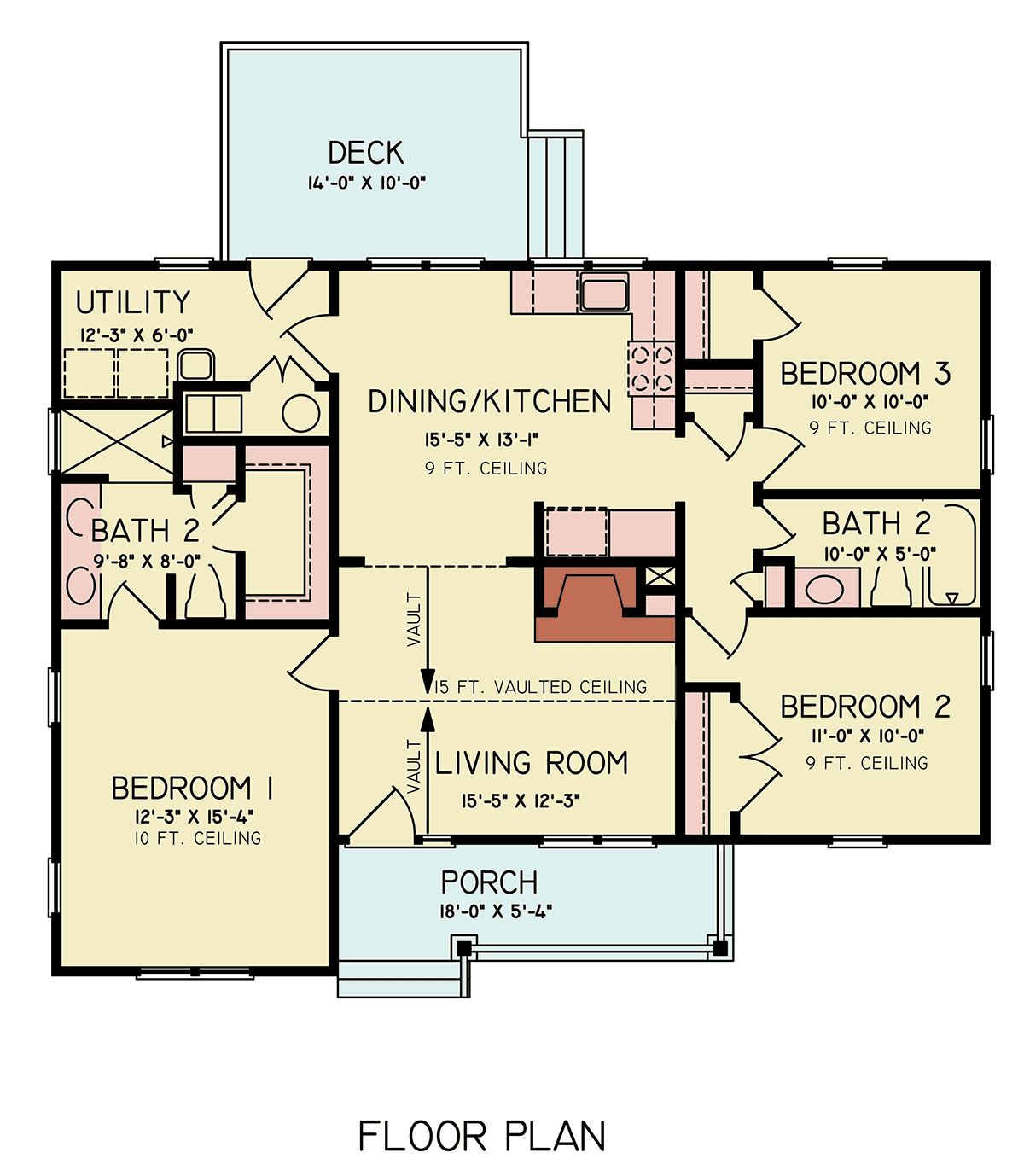 House Plan 100210 Level One