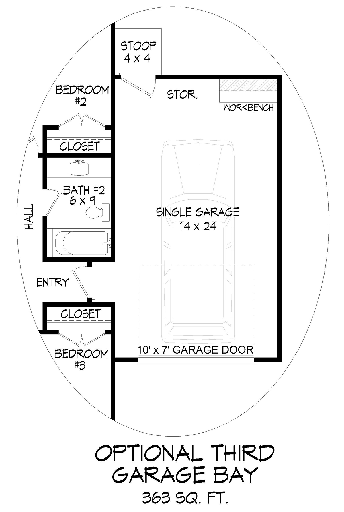 House Plan 100307 Alternate Level One