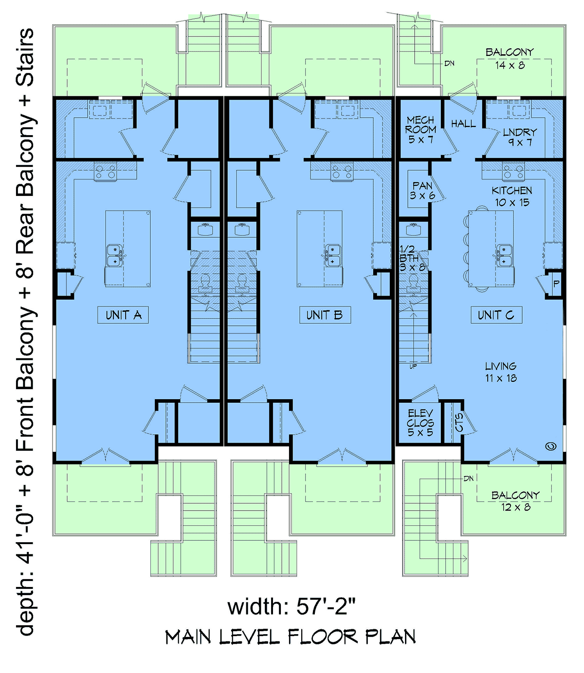 Multi-Family Plan 100310 Level One