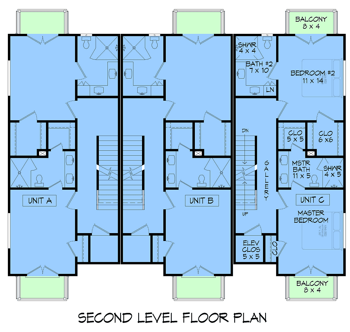 Multi-Family Plan 100310 Level Two