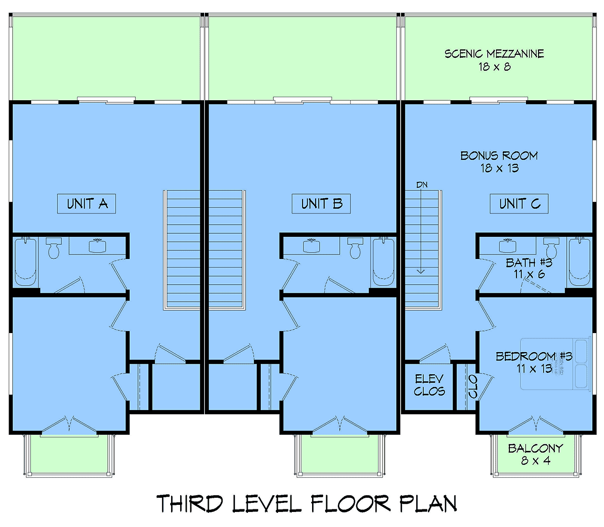 Multi-Family Plan 100310 Level Three