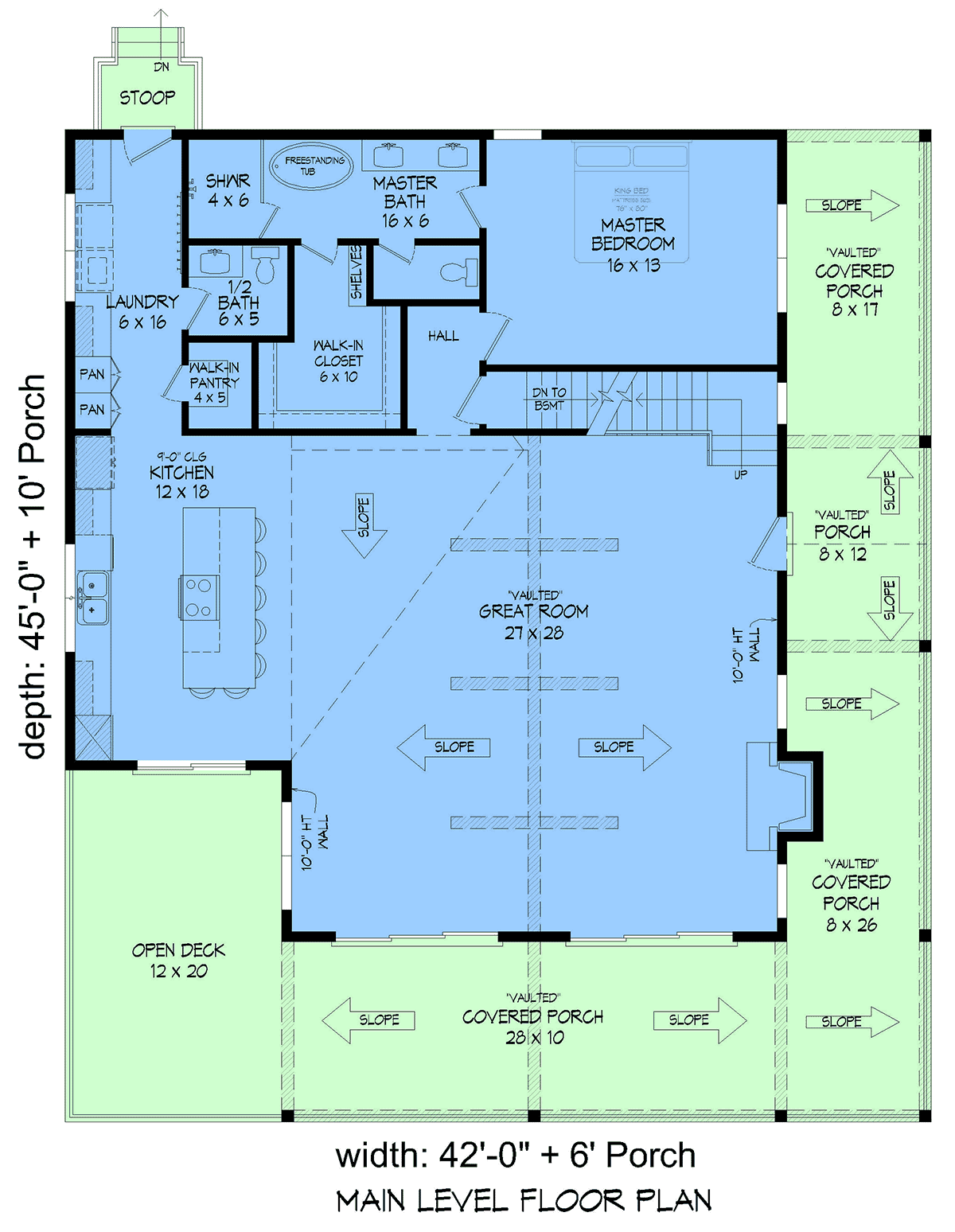House Plan 100317 Level One