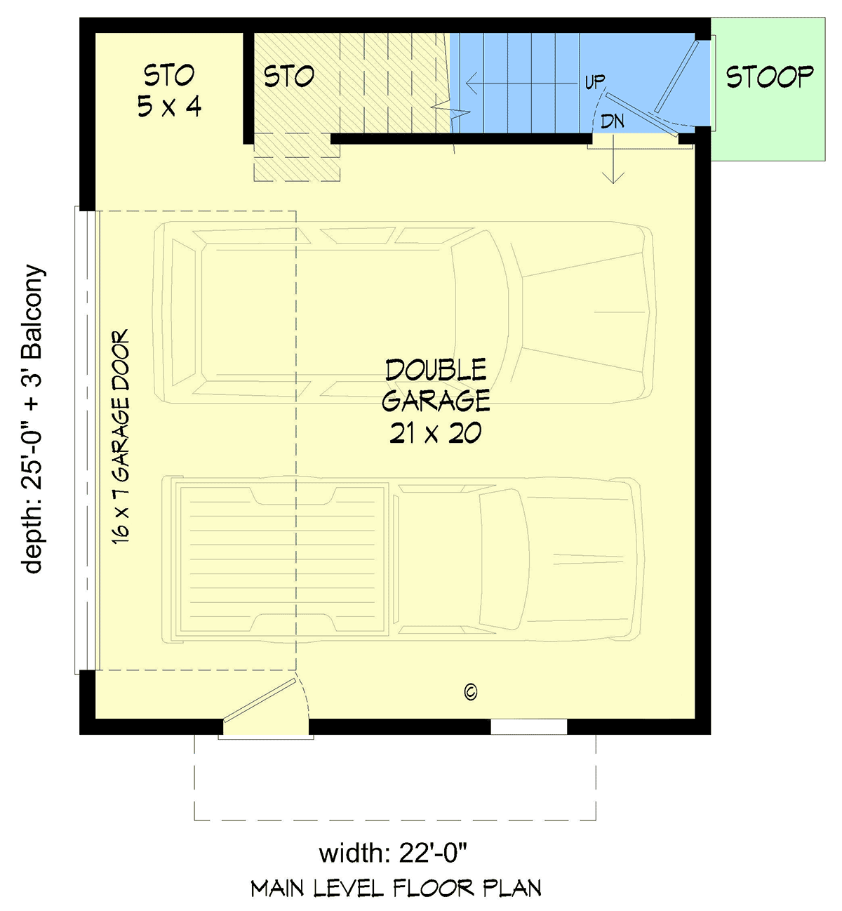 Garage-Living Plan 100319 Level One