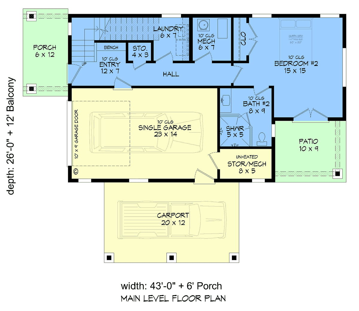 House Plan 100322 Level One