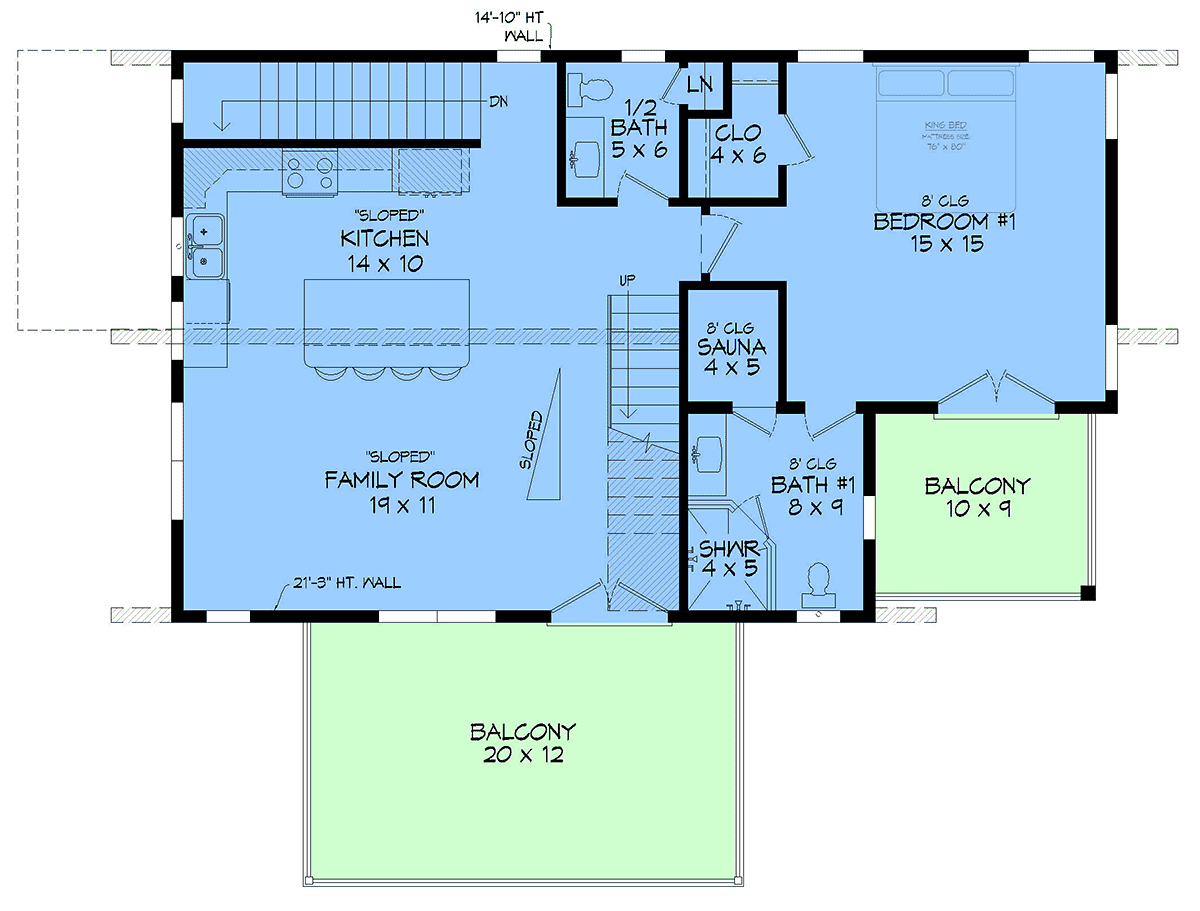 House Plan 100322 Level Two