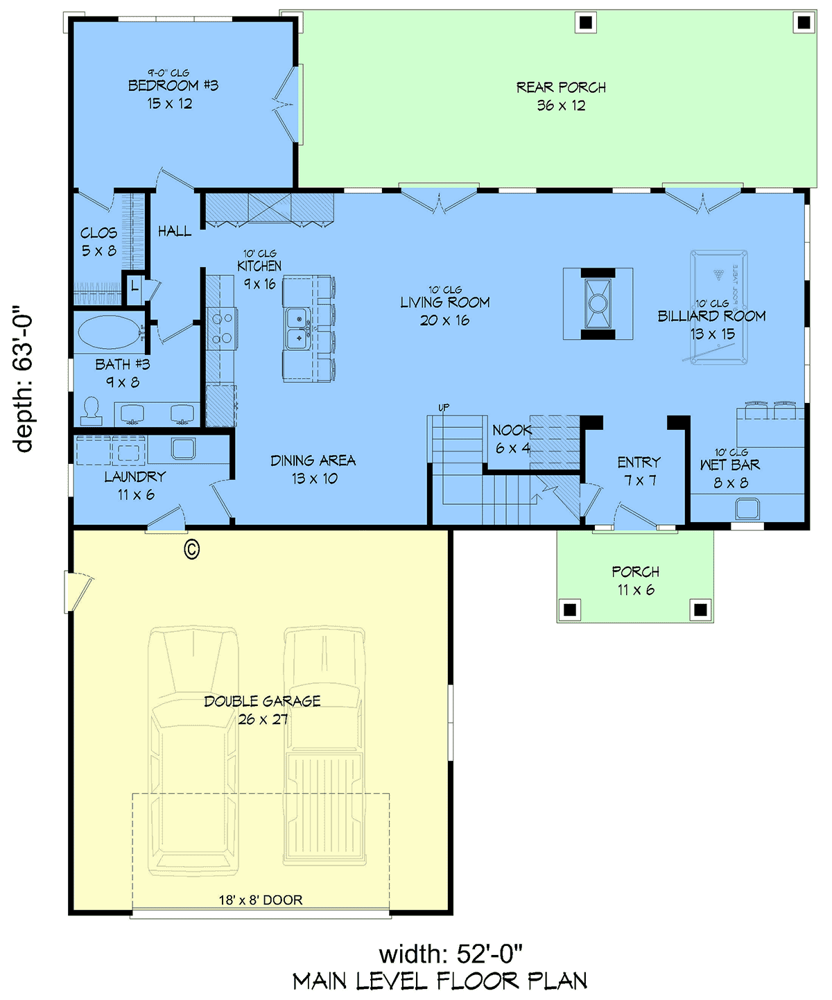 House Plan 100323 Level One