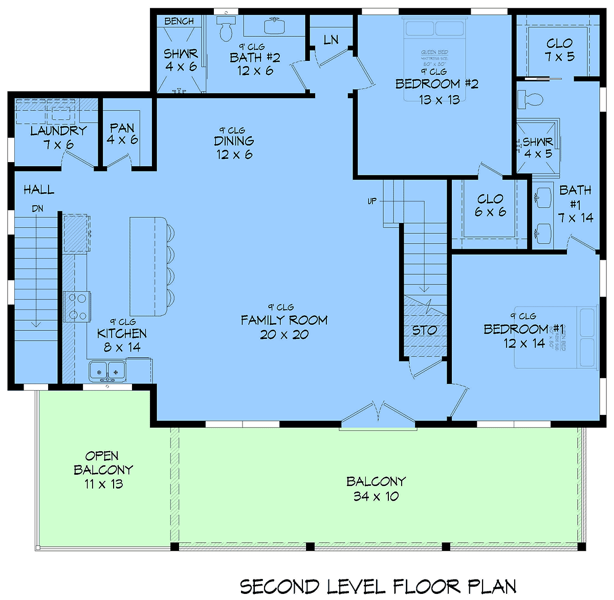 House Plan 100324 Level Two
