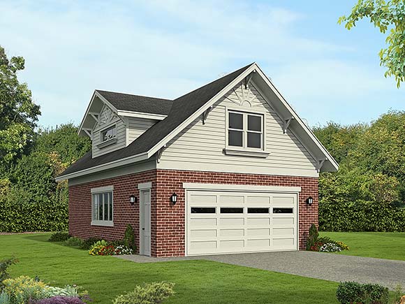 Garage-Living Plan 100340