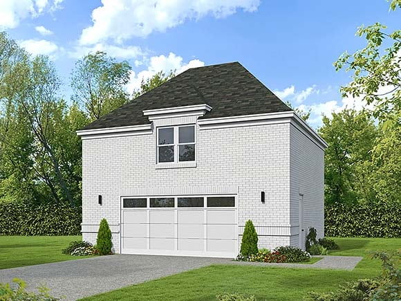 Garage-Living Plan 100341